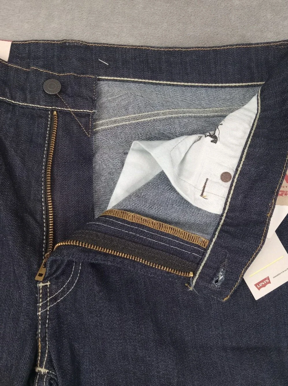 Levi's 504 Men's Straight Leg Dark Indigo Jeans Size 36x32 NWT